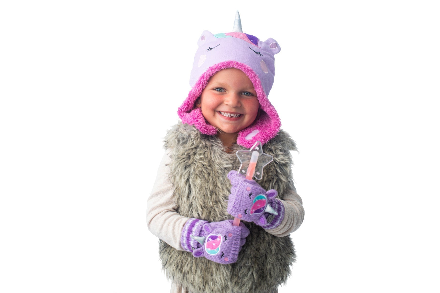 Baby/kids Reversible Sherpa Hat - Unicorn | Narwhal