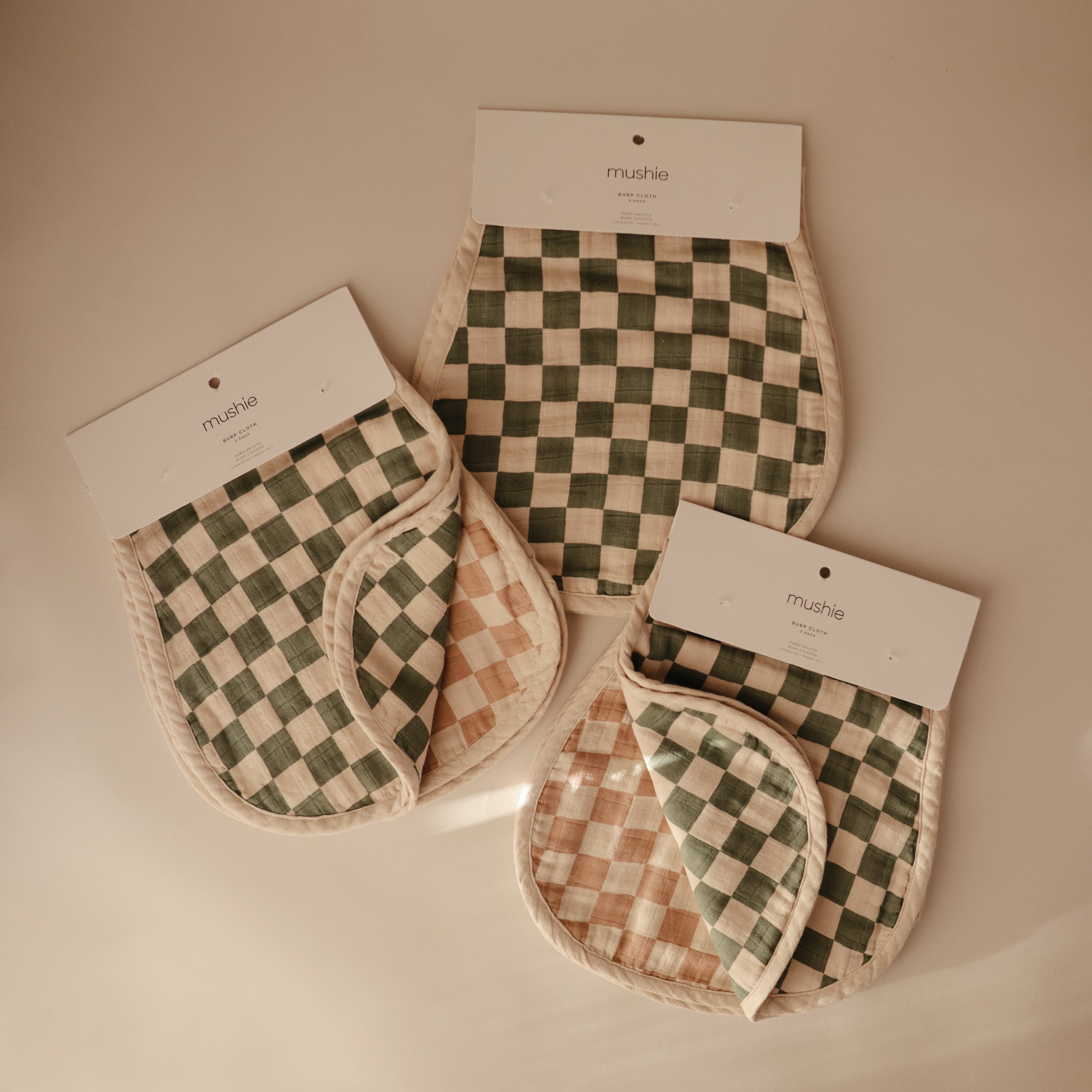 Organic Cotton Muslin Burp Cloth 2-pack