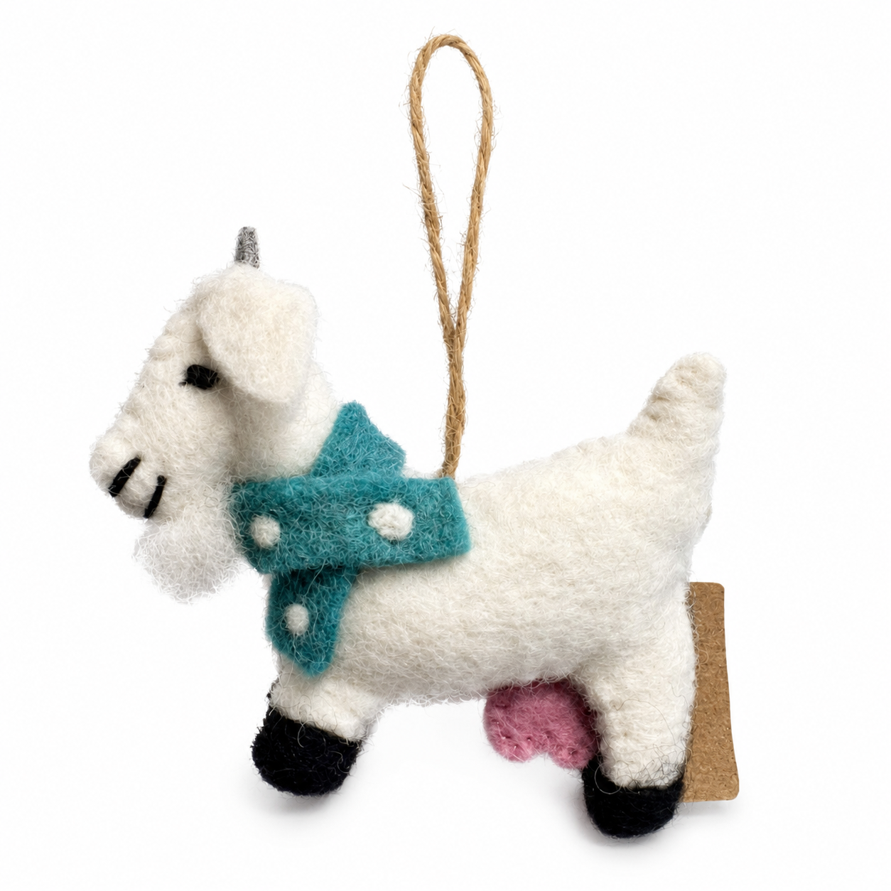 Felt Goat Ornament (assorted)