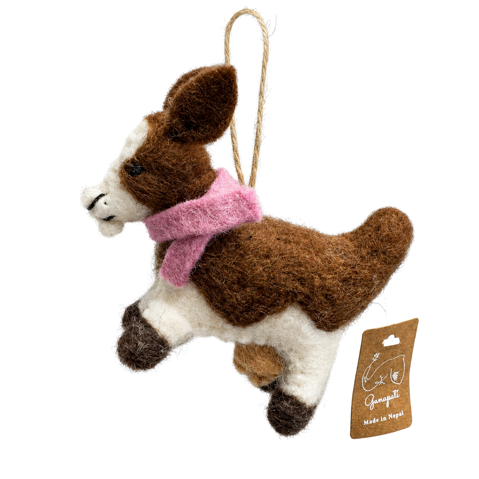 Felt Goat Ornament (assorted)