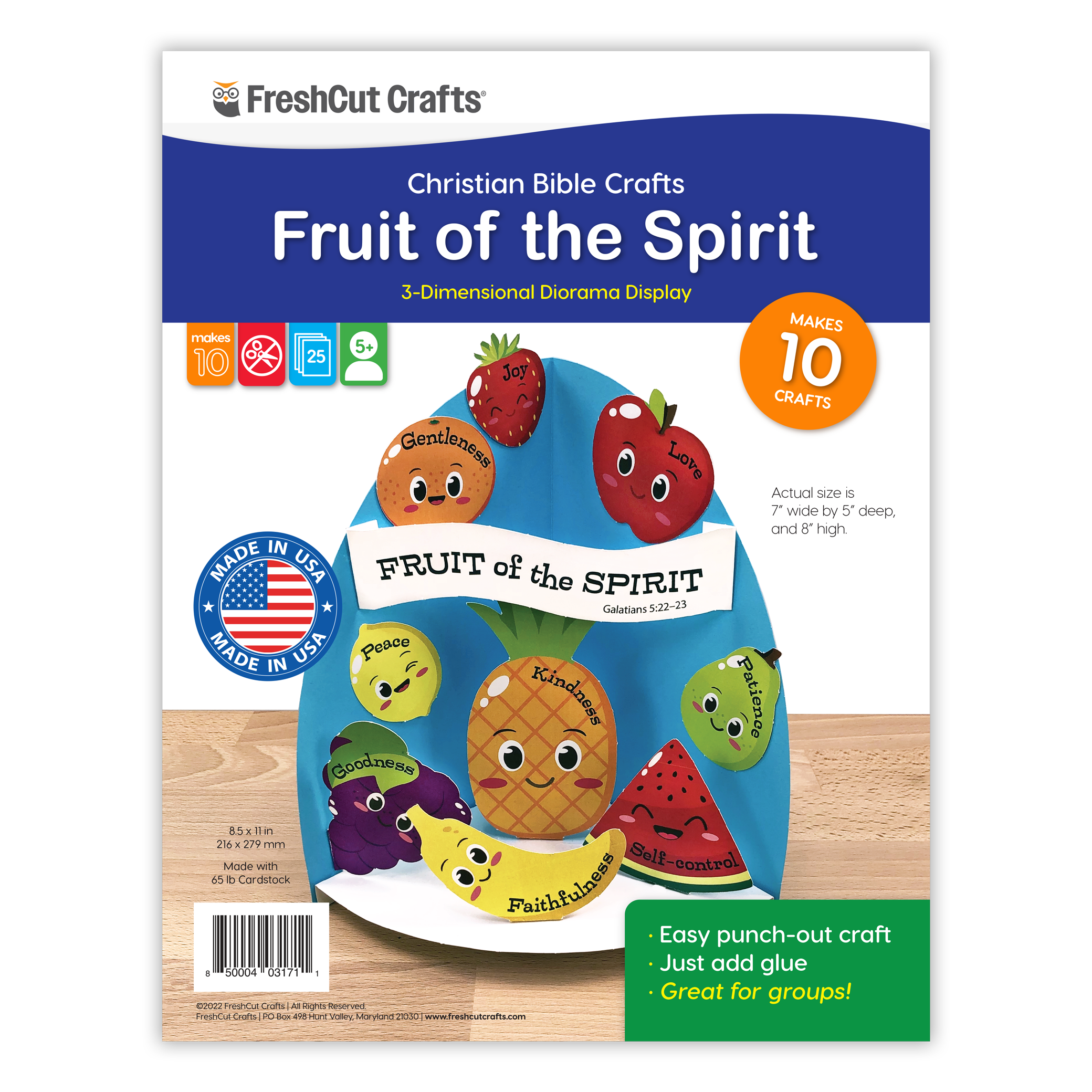 Fruit Of The Spirit 3-d Display
