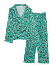 Tweenstyle By Stoopher - Candy Cane Silky Loungewear Set