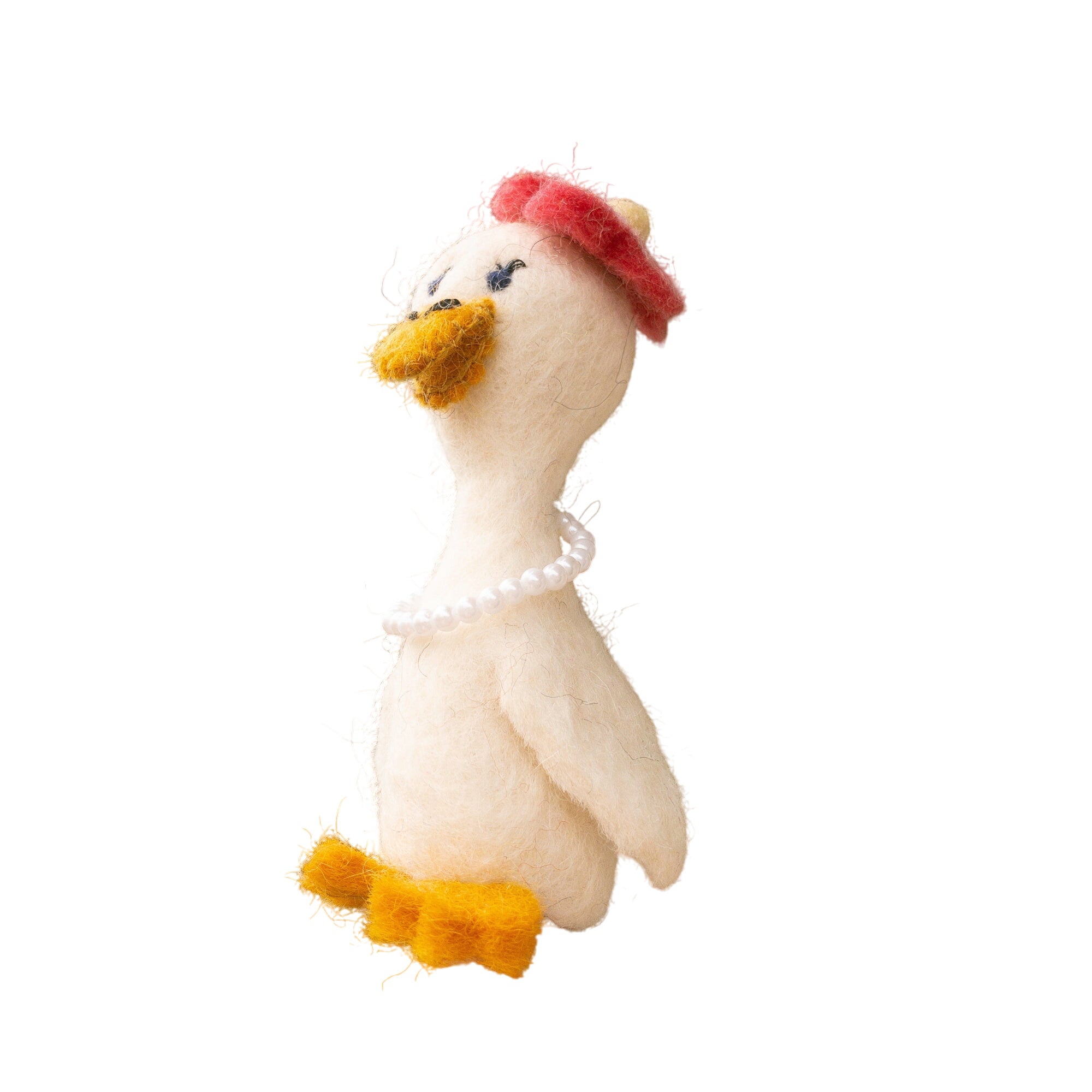 Felt Finger Puppets - Duck Couple On Honeymoon