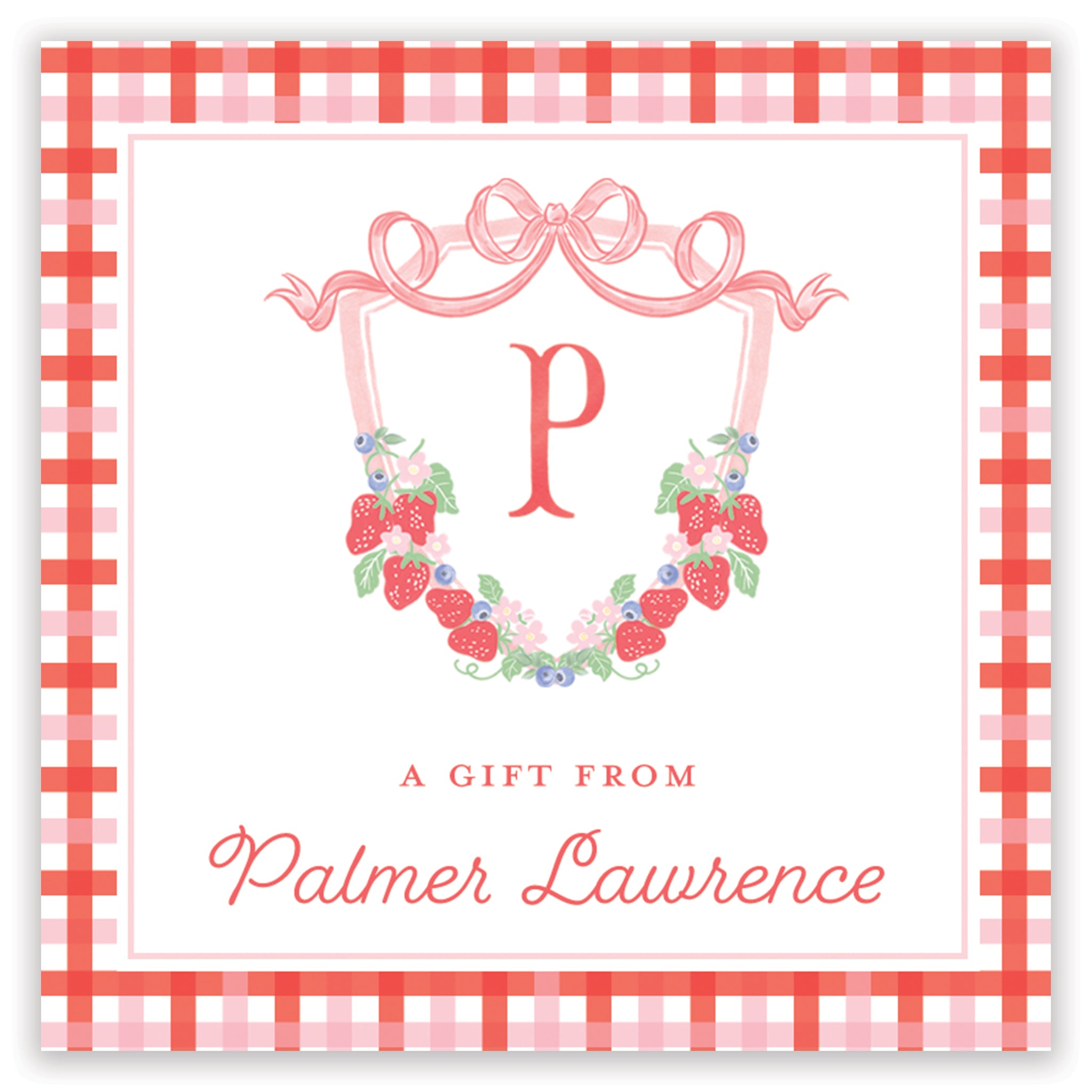 Berry Sweet Enclosure Card