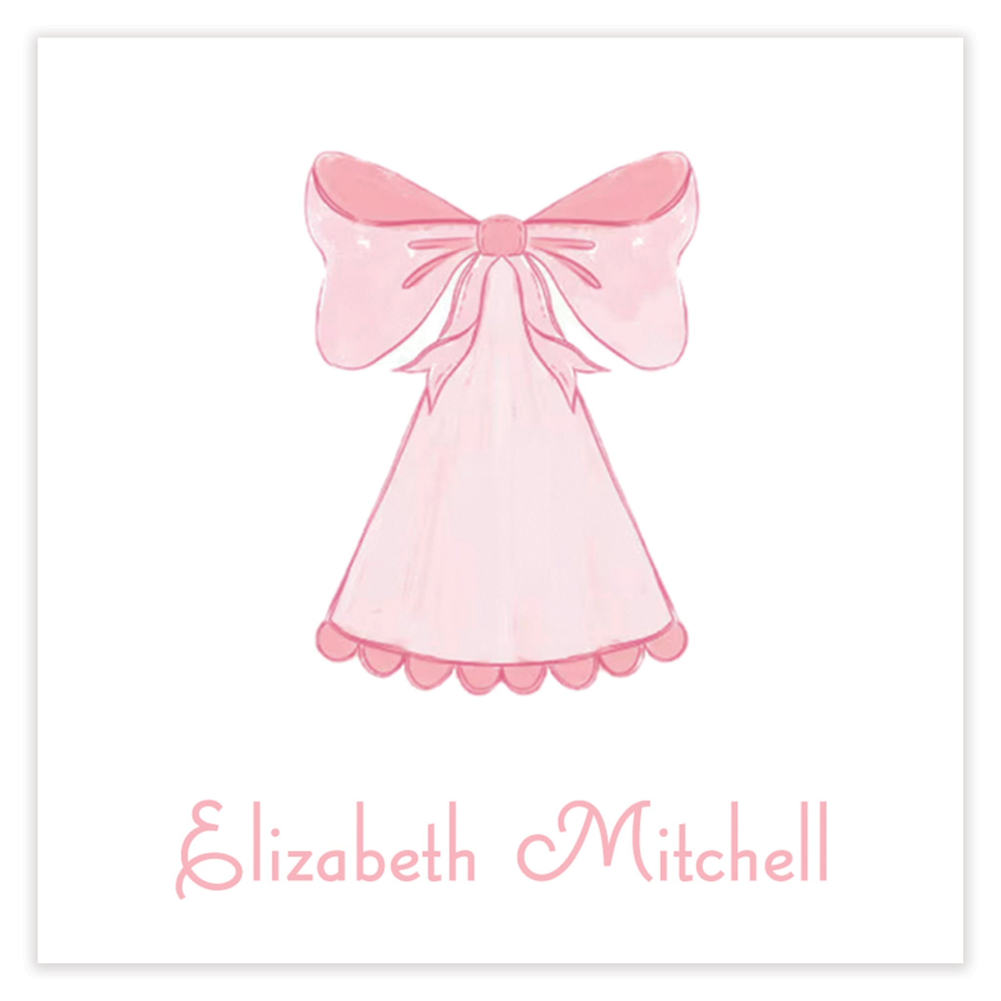 Pink Party Hat Enclosure Card