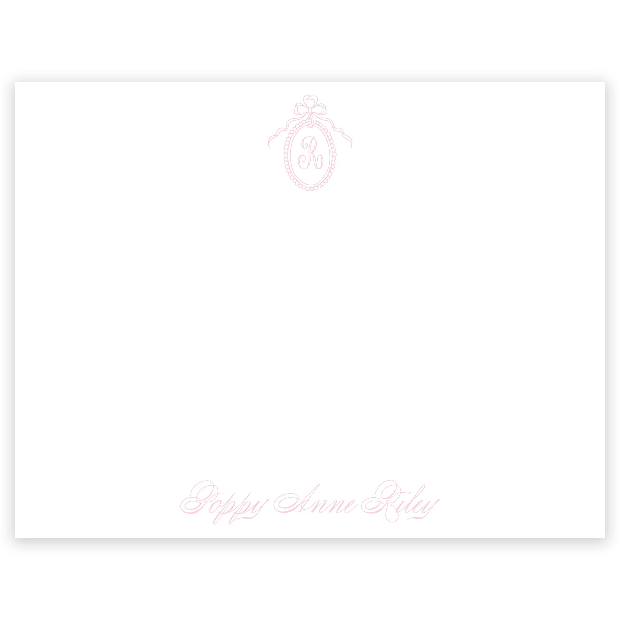 Antoinette Pearl Personalized Notecard
