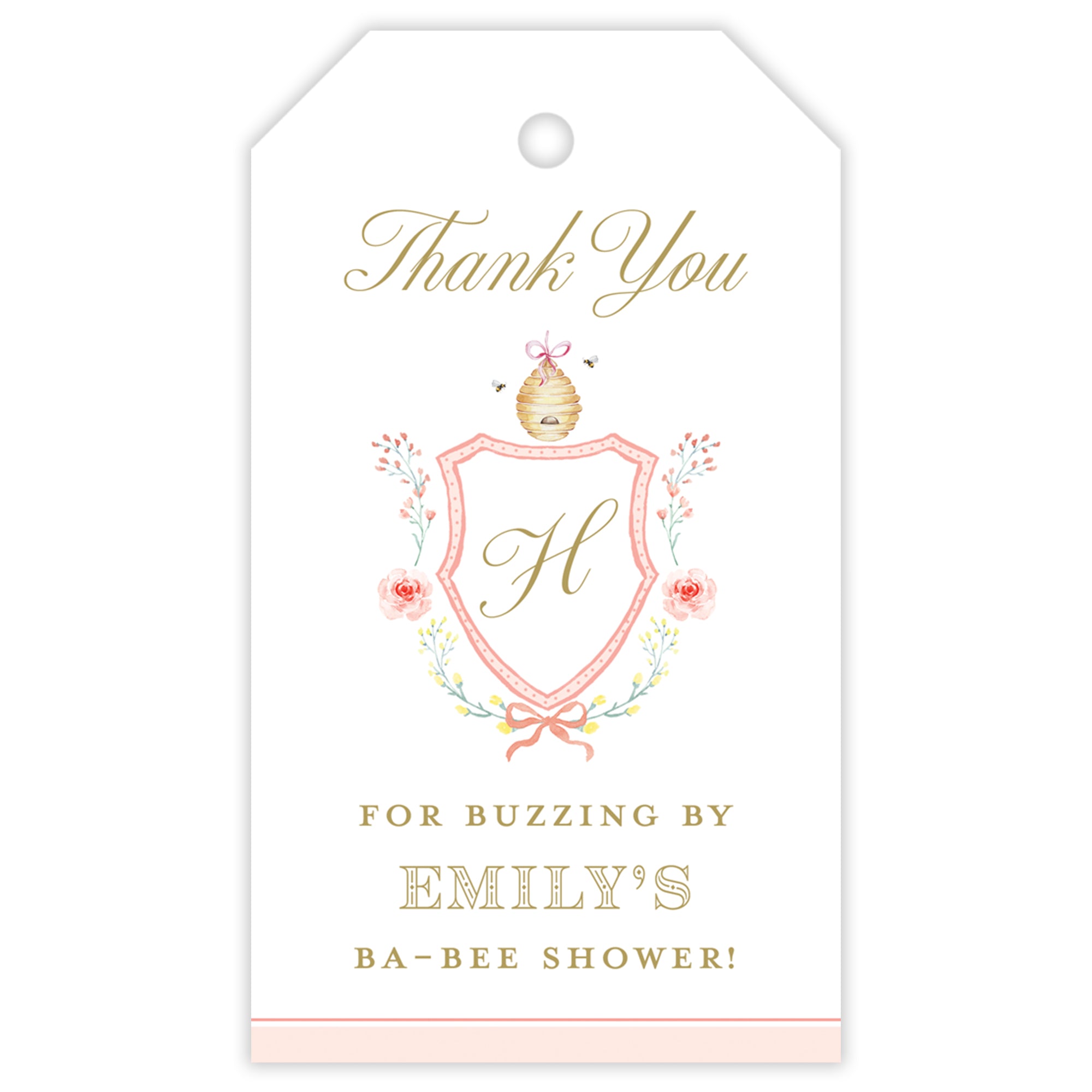 Mommy To Bee Shower Party Favor Tag