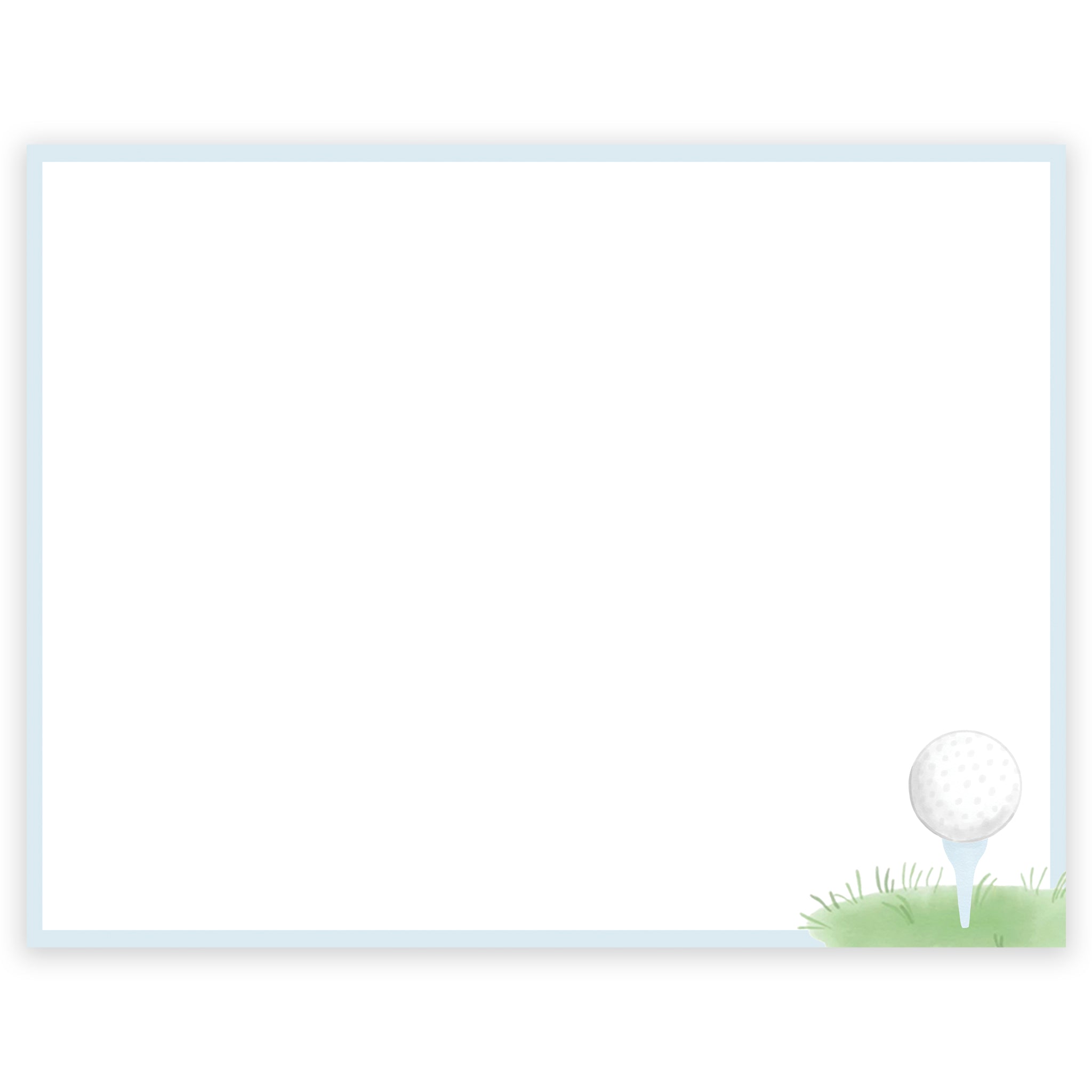 Golf Blank Notecards