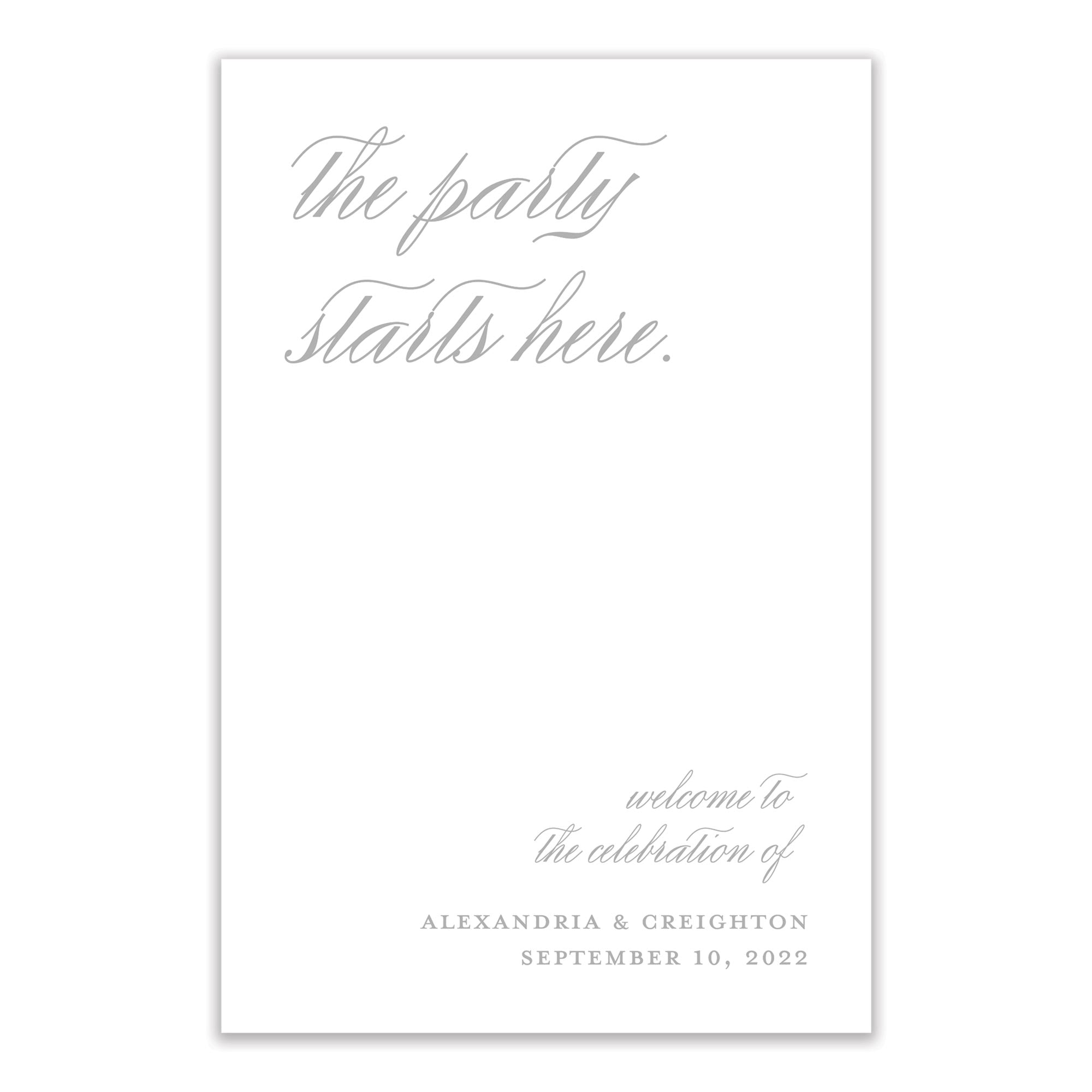 Wedding Welcome Sign