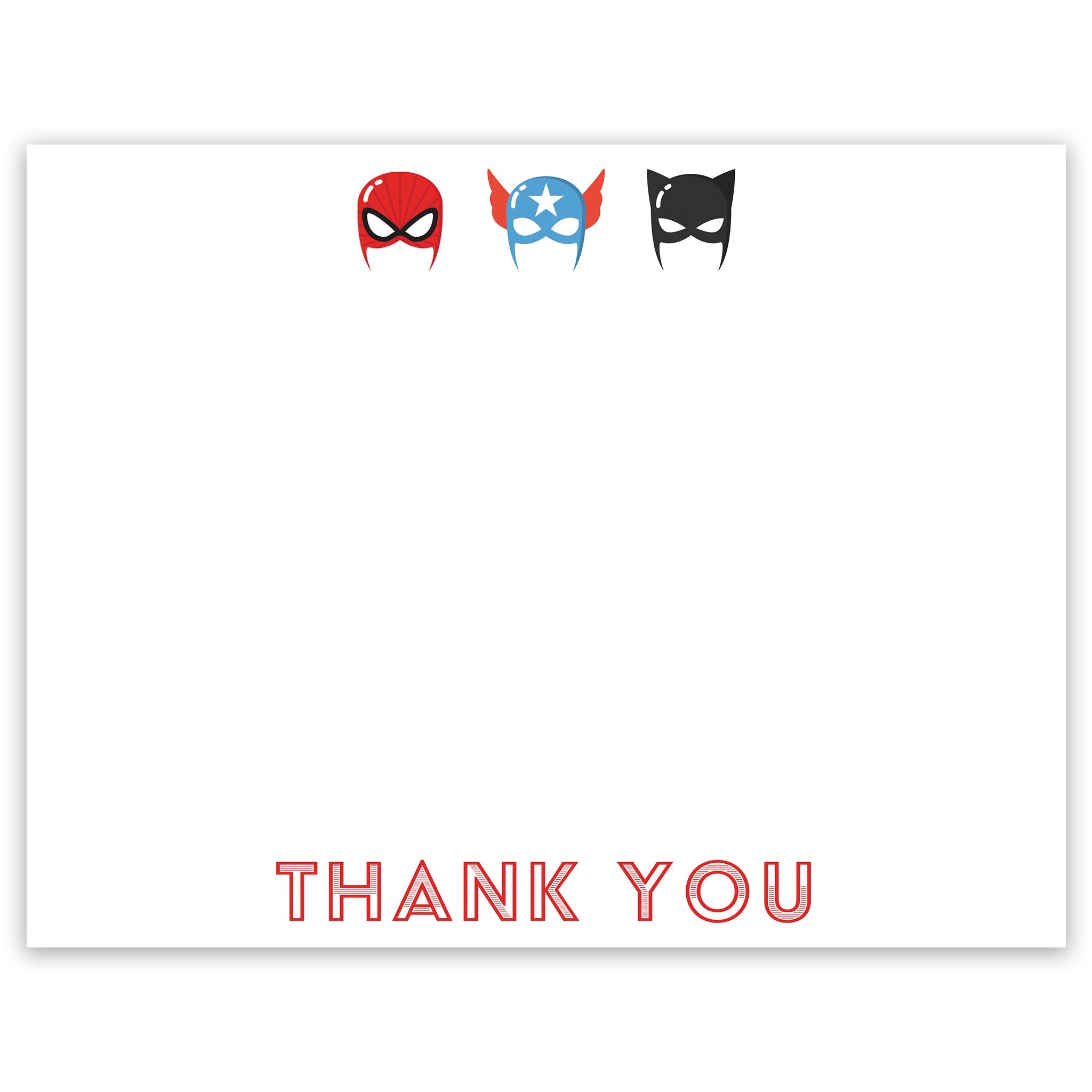 Superhero Thank You Note