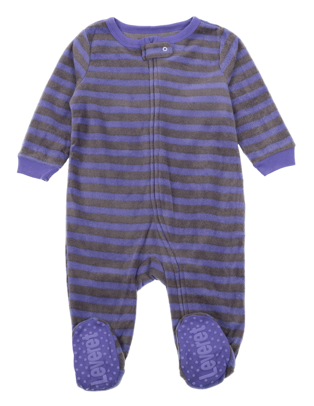 Baby Footed Fleece Striped Pajamas