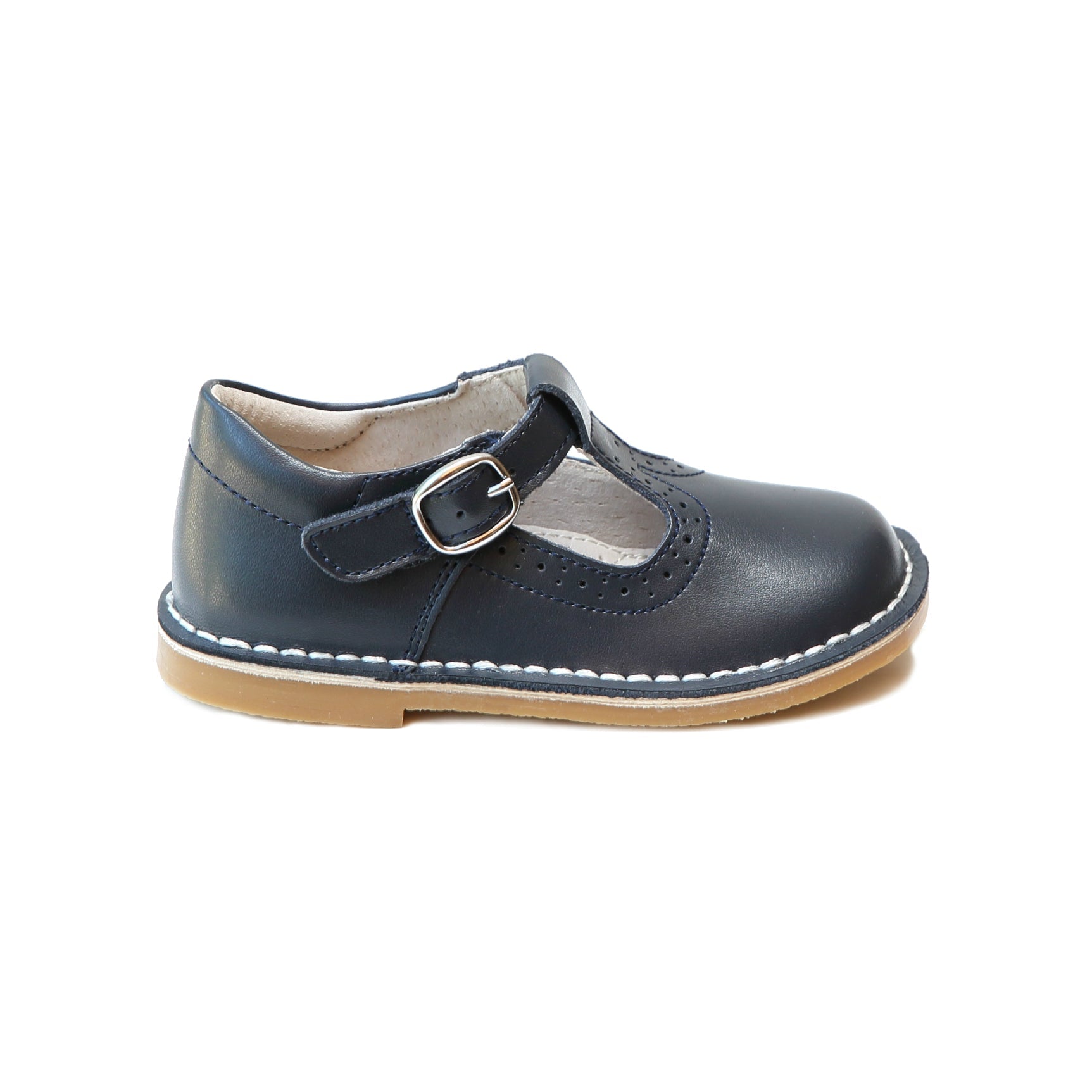 Frances T-strap Perforated Mary Jane