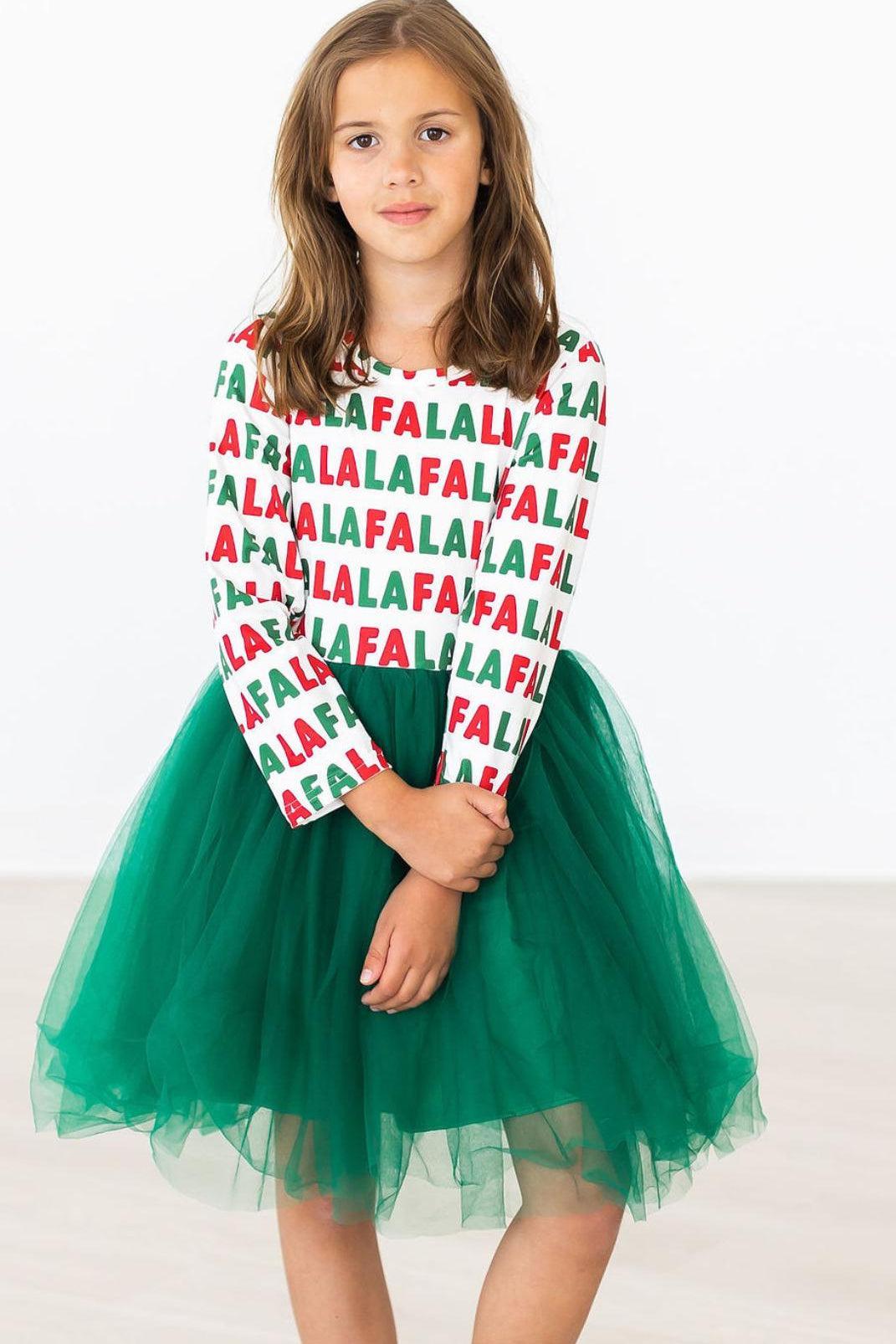 Fa La La L/s Tutu Dress