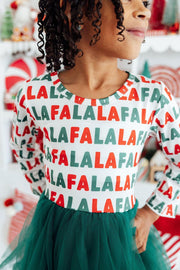 Fa La La L/s Tutu Dress