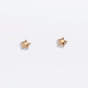 Faceted Star Flat Back Studs