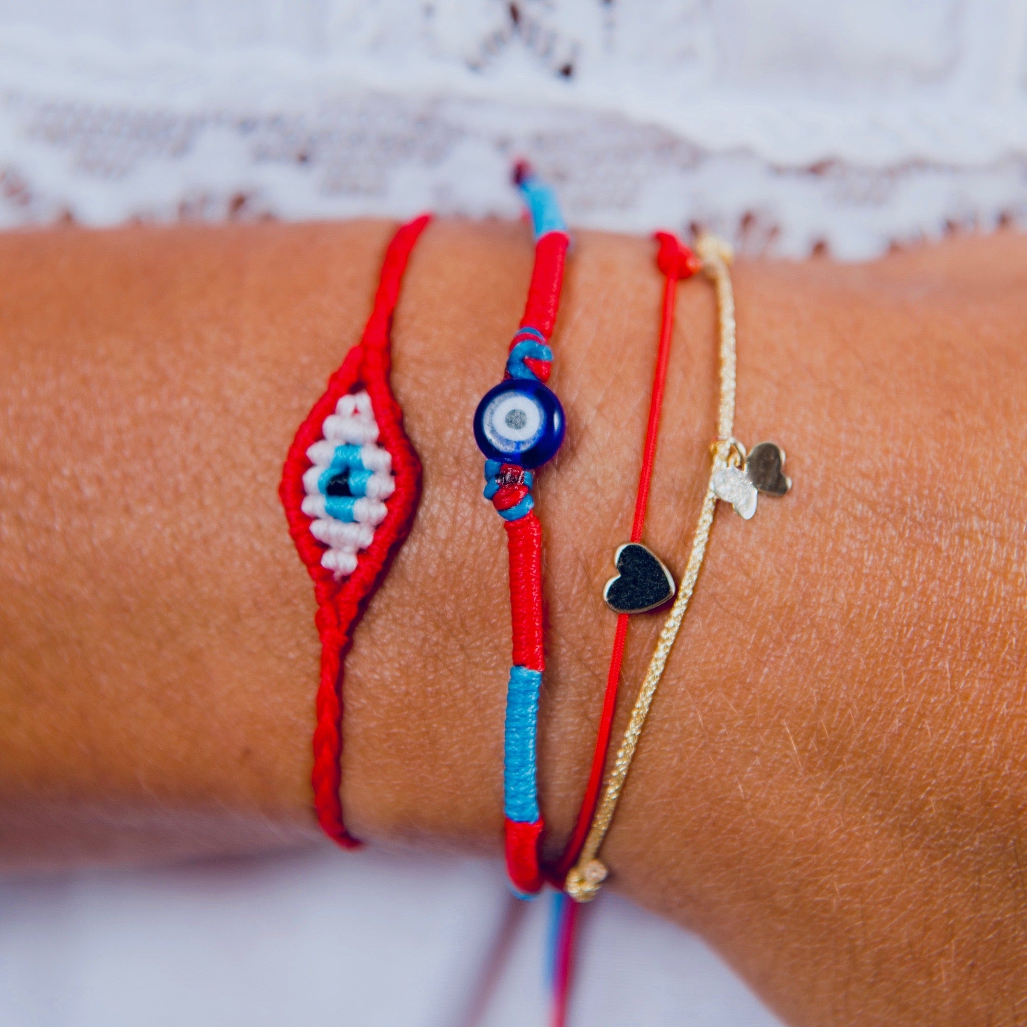 Gold Butterfly Charm Bracelet