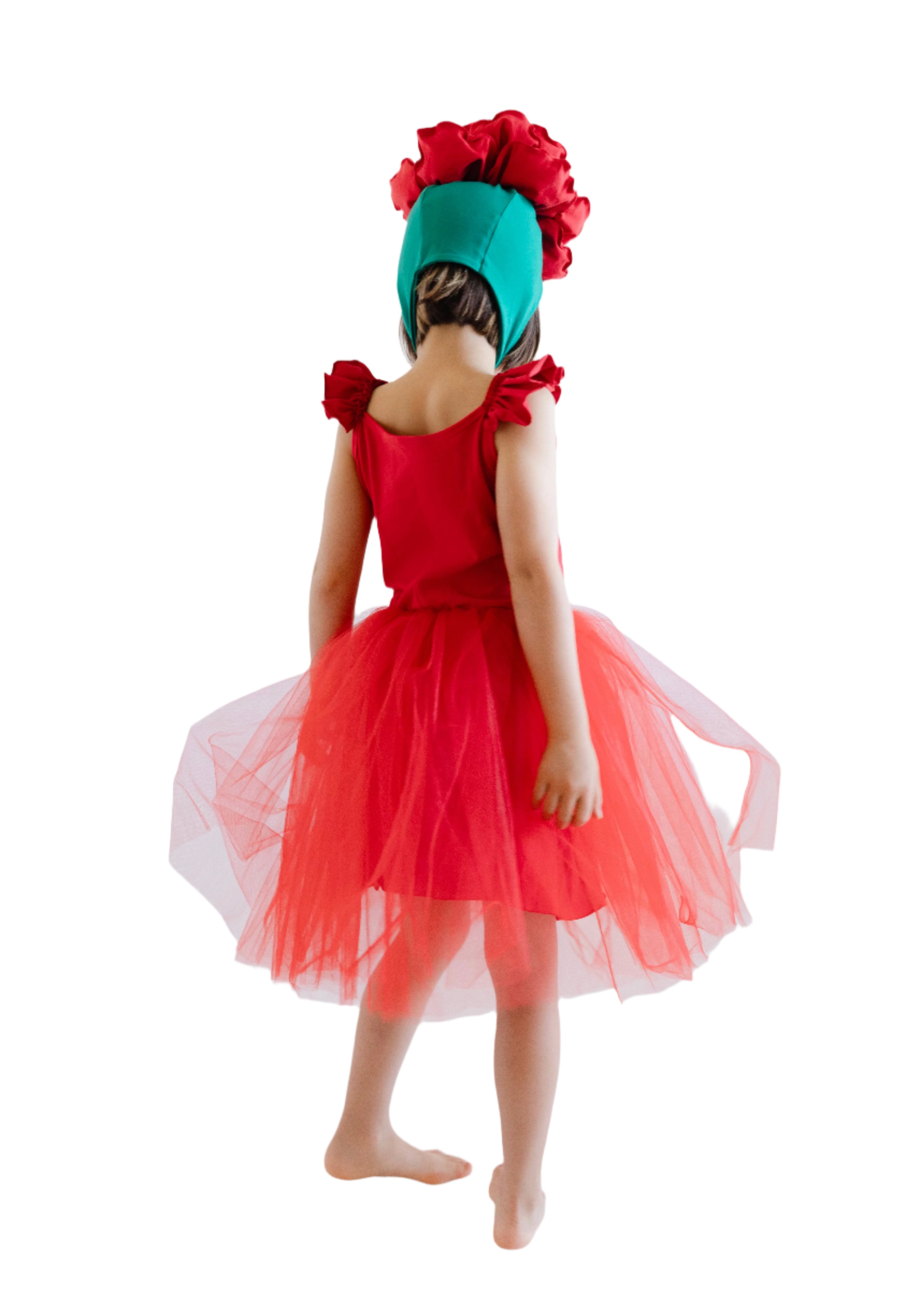 Rose Costume With Tutu