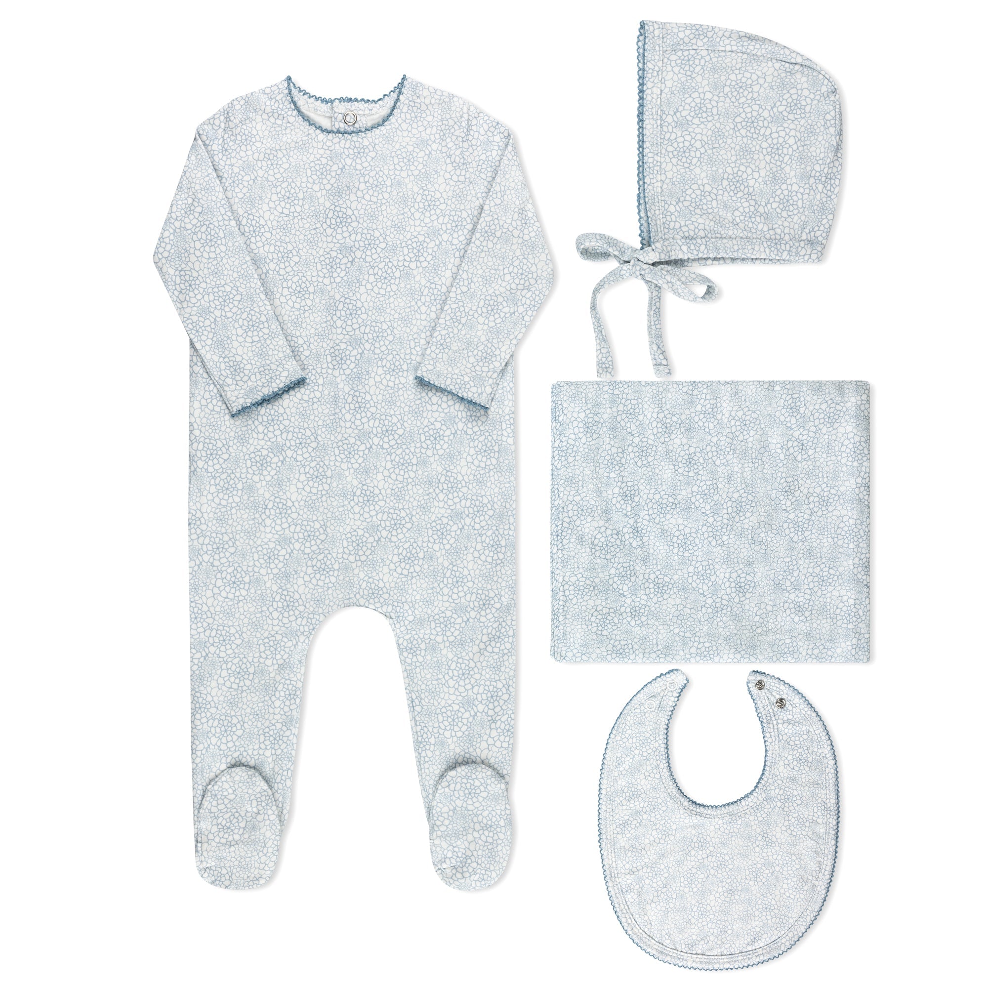 Faded Floral Layette