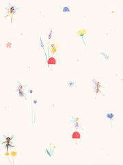 'fairy Garden' Wallpaper By Meri Meri - Cream