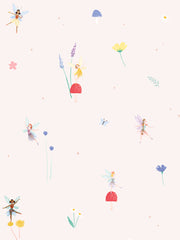 'fairy Garden' Wallpaper By Meri Meri - Dusty Pink