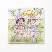 Magic Magnetic Wooden Puzzle With Cotton Bag - Playful Fairies | Made In The Canada | Printed With Non-toxic Ink In The Usa 🇺🇸
