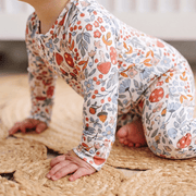 Floral Bamboo 2-way Convertible Zip Romper