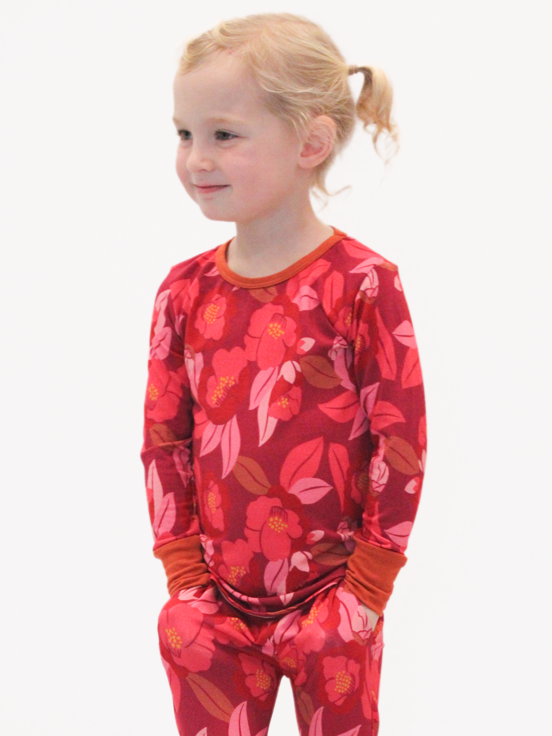Fall Floral Toddler Lounge Set