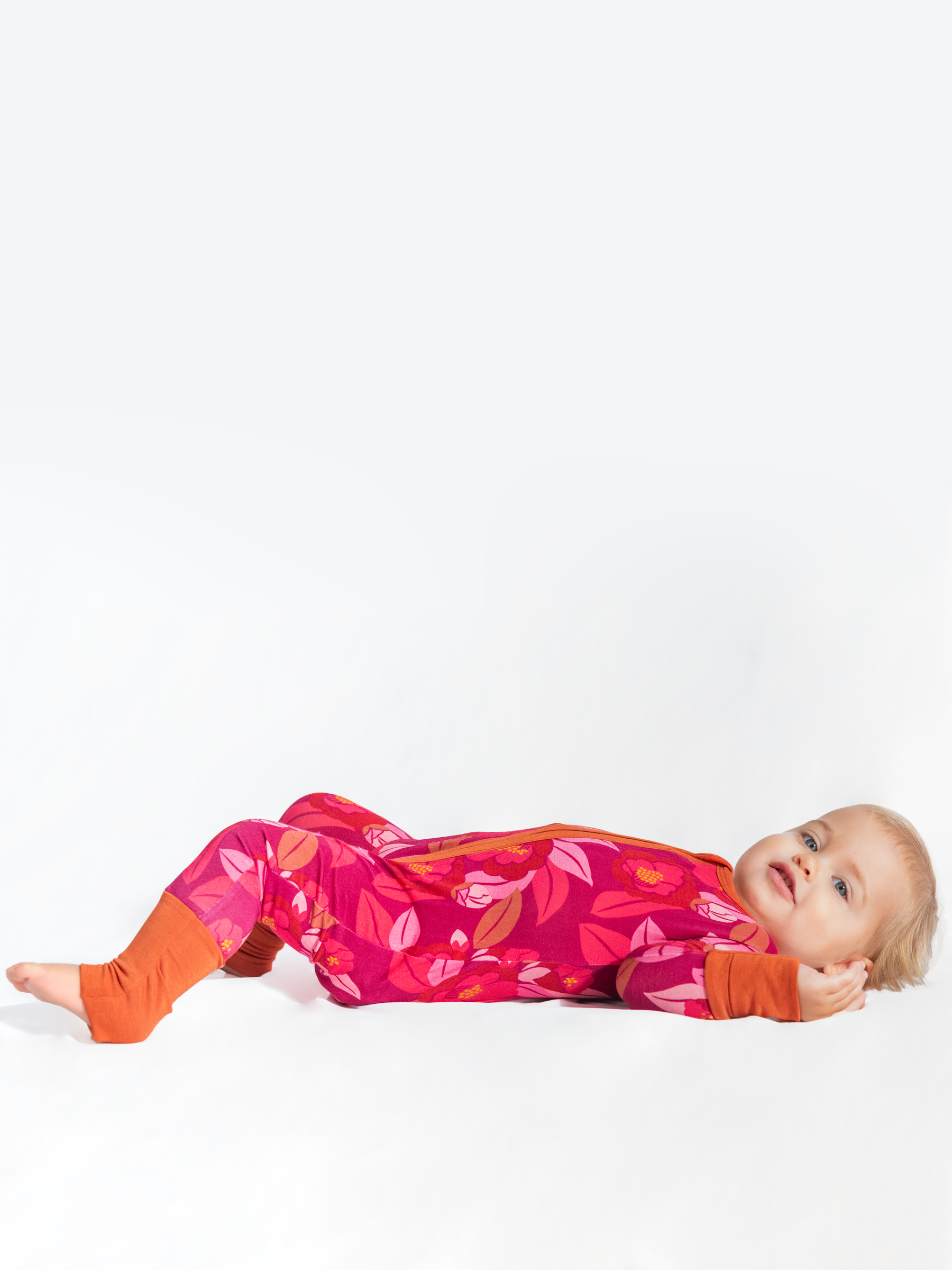 Fall Floral Zip Romper