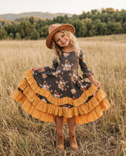 Fall Ruffles Dress
