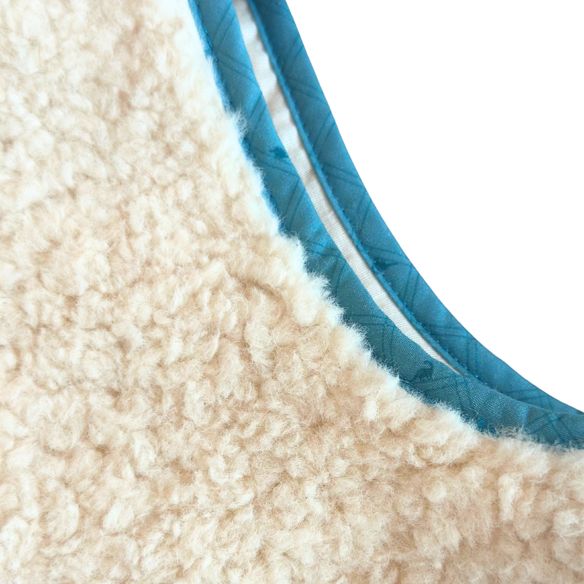 Sherpa Vest W/blue Dino Trim