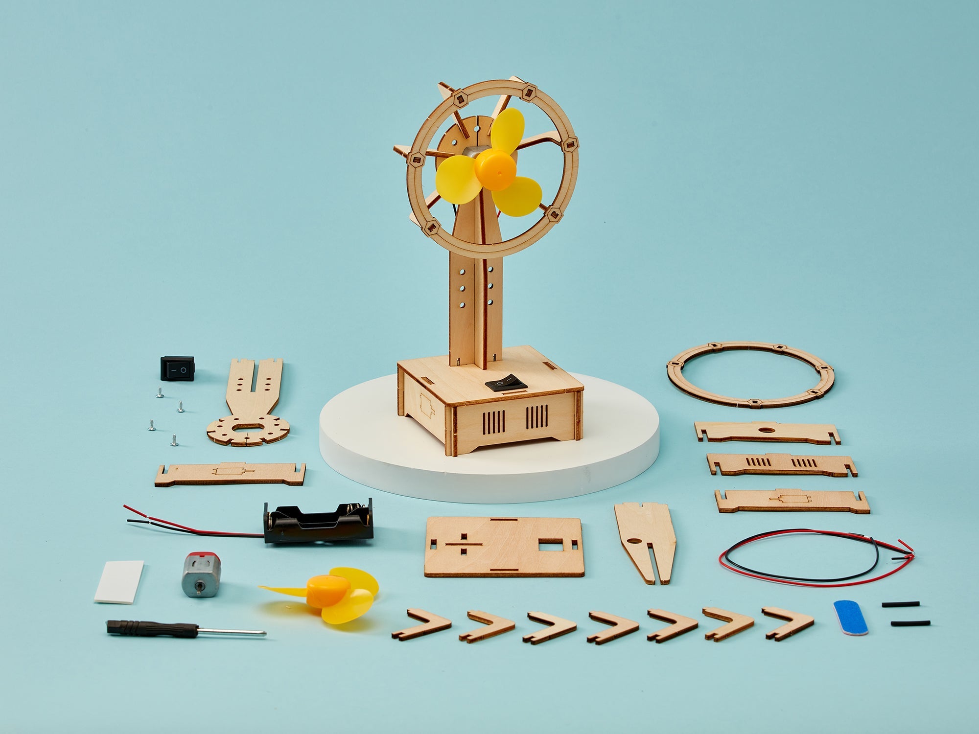 Electric Fan Diy Kit, Educational Stem Toy