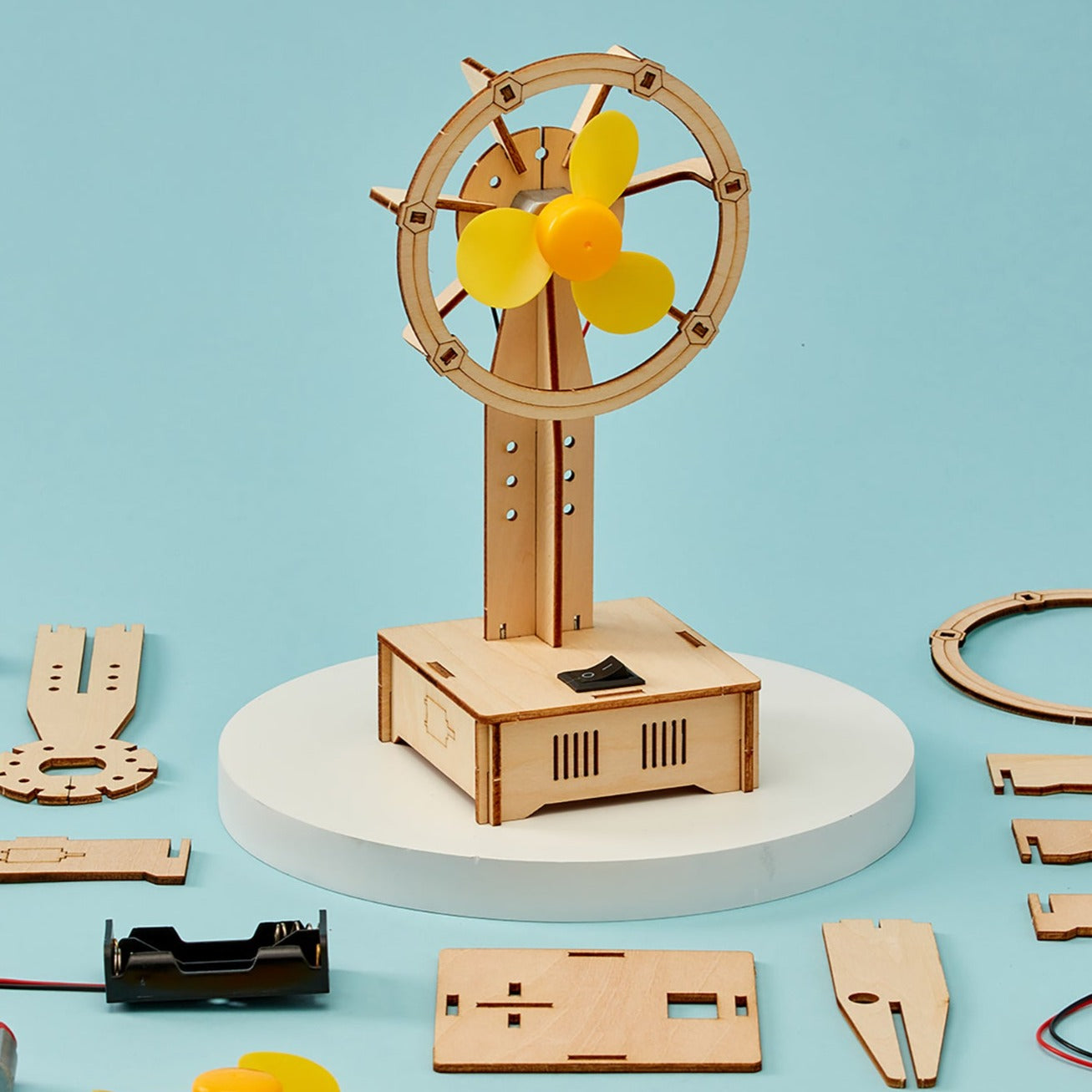 Electric Fan Diy Kit, Educational Stem Toy