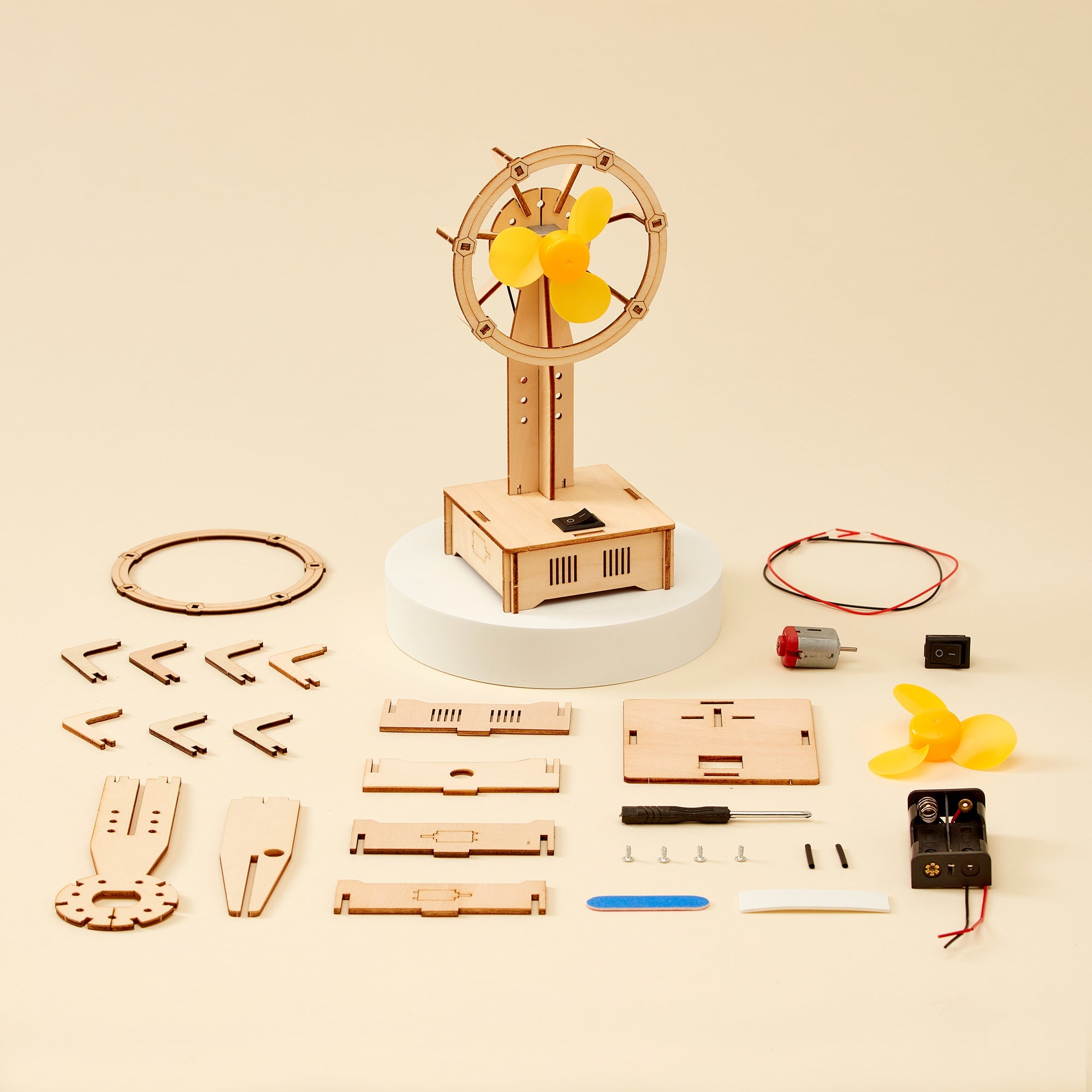 Electric Fan Diy Kit, Educational Stem Toy