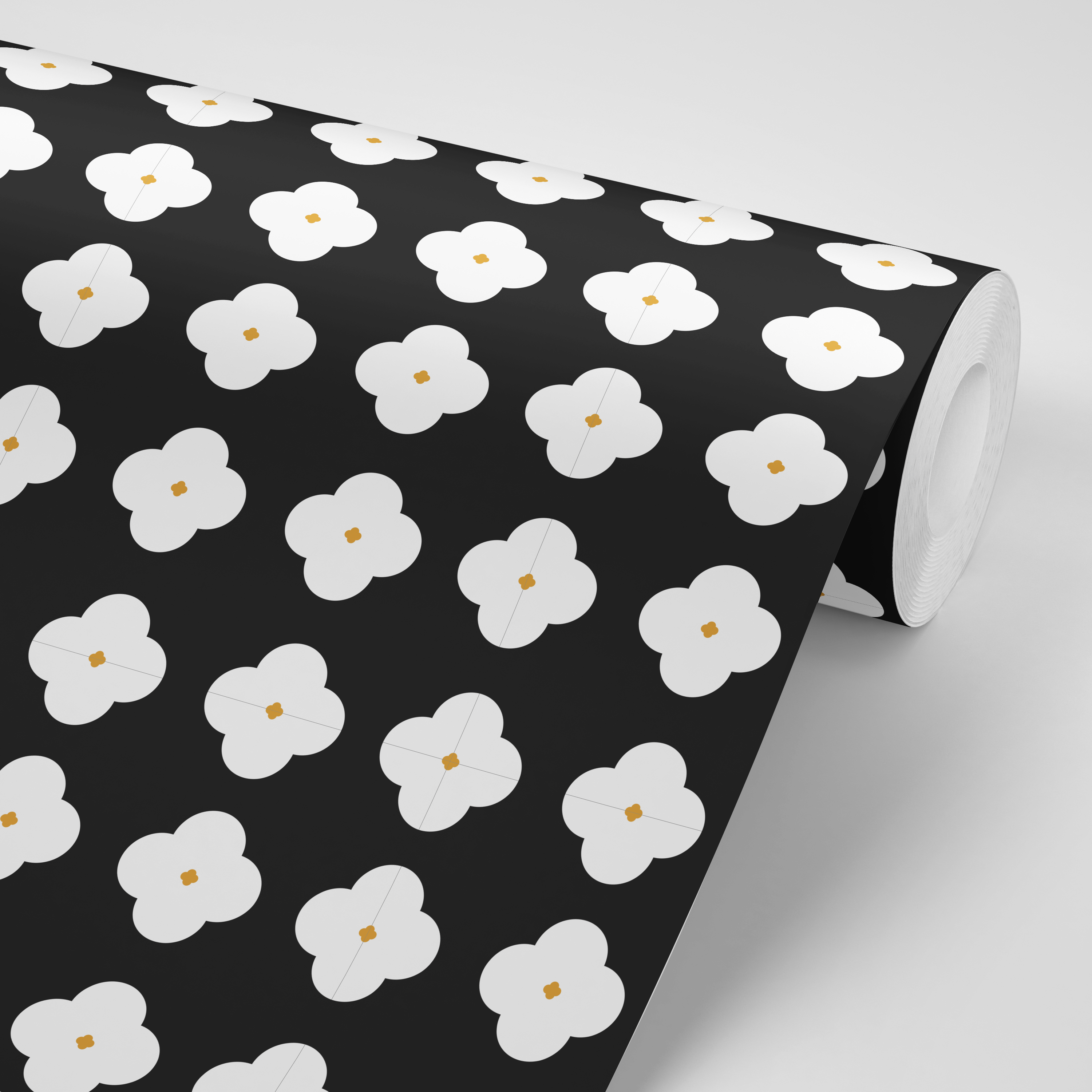 Fancy Flower Contact Paper  - Pack Of 3 Rolls (24x48" Each)