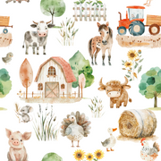 Baby & Toddler Minky Blanket - Farm Life