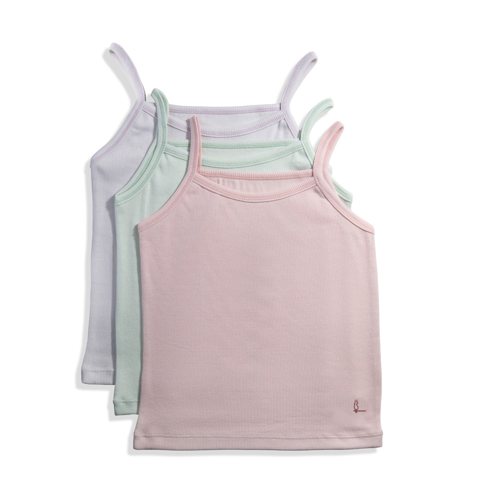 Feathers Girls And Toddler Undershirts - Kids Camisoles - Super Soft Cotton