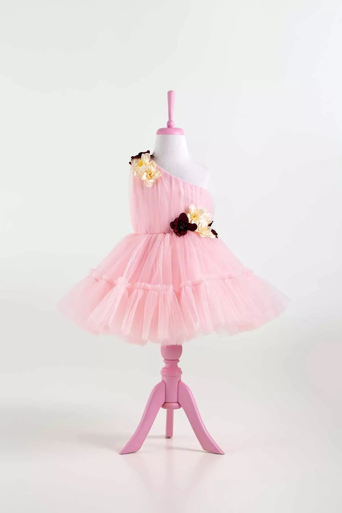 Felicity Pink Flower Party Dress