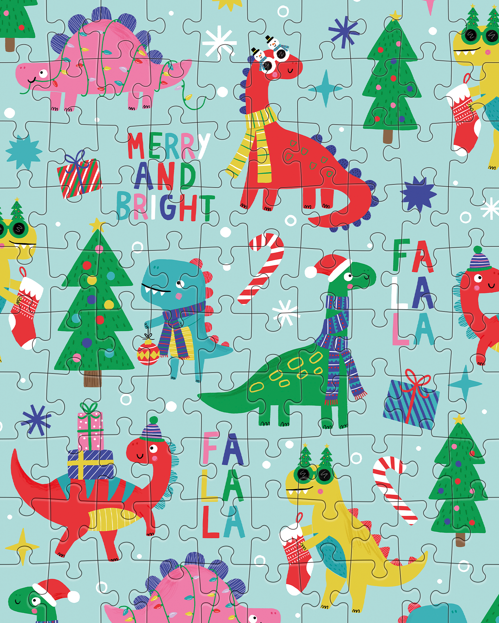 Jiggy Junior, Festive Dino's By Lisa Barlow