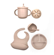 Heypeacock Baby And Toddler Feeding Sets, Food-grade Silicone (brown)
