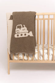 Plush Blanket | Bulldozer