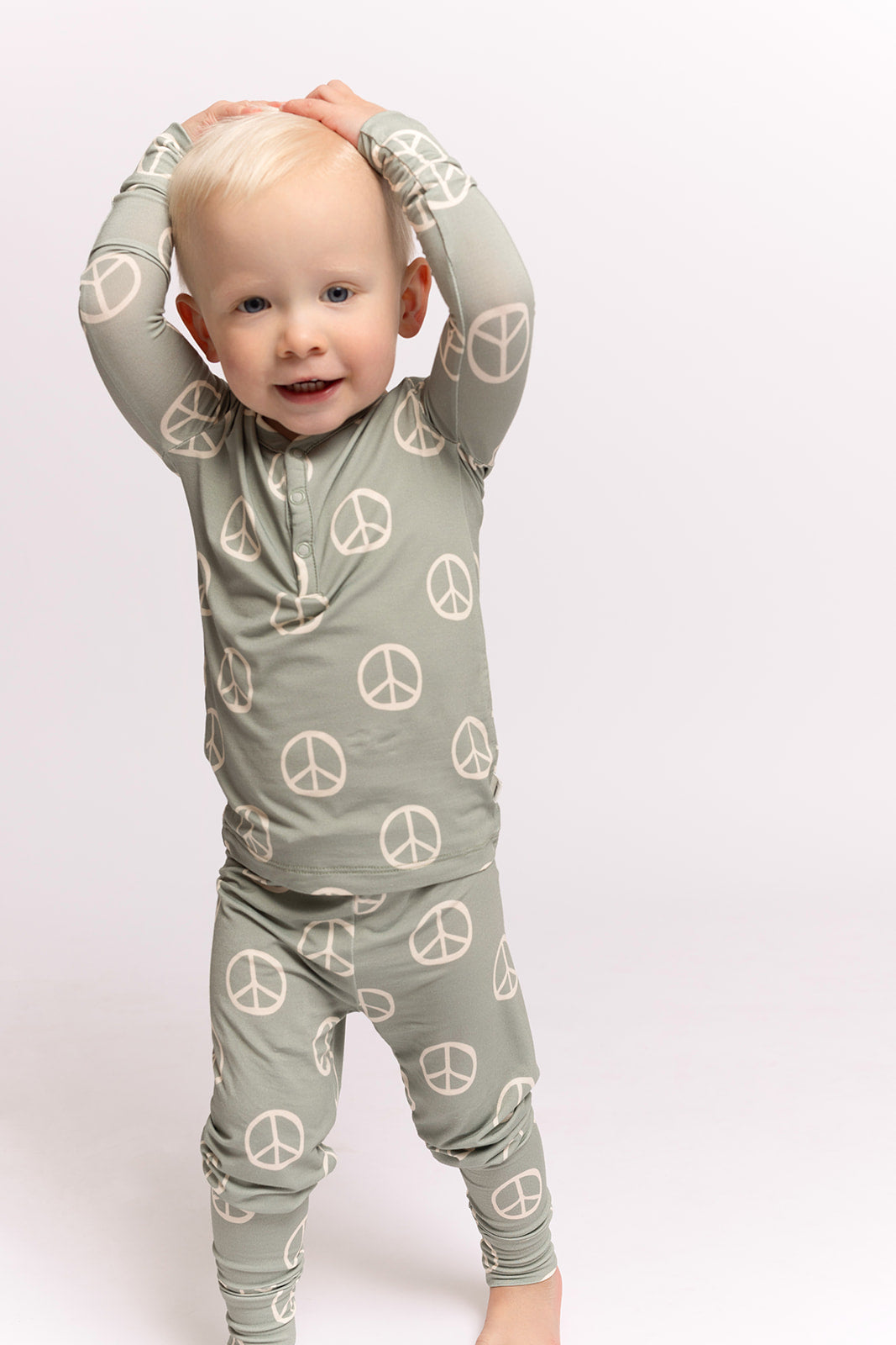 Bamboo Two Piece Pajamas | Peace