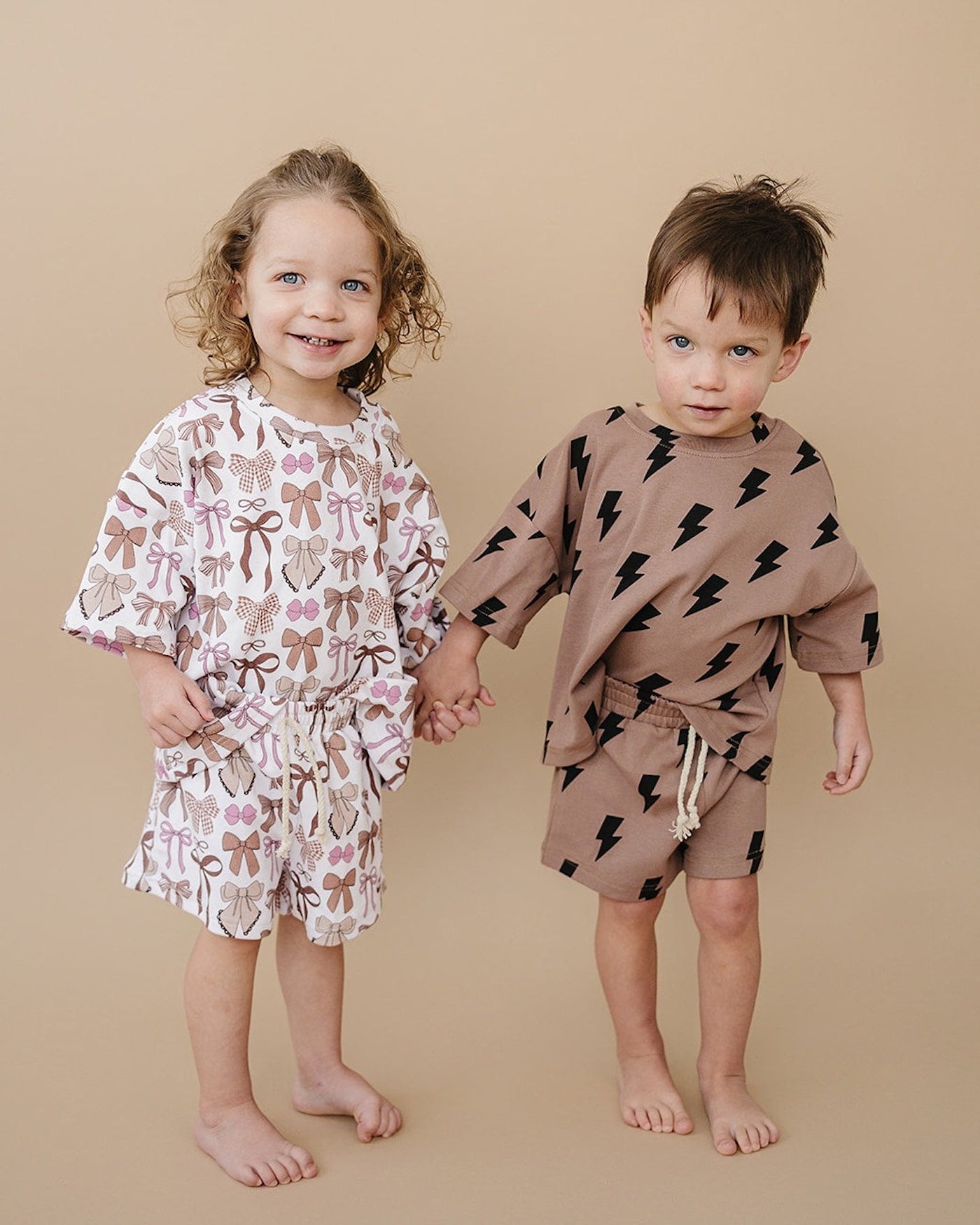 Shorts Set | Mocha Bows
