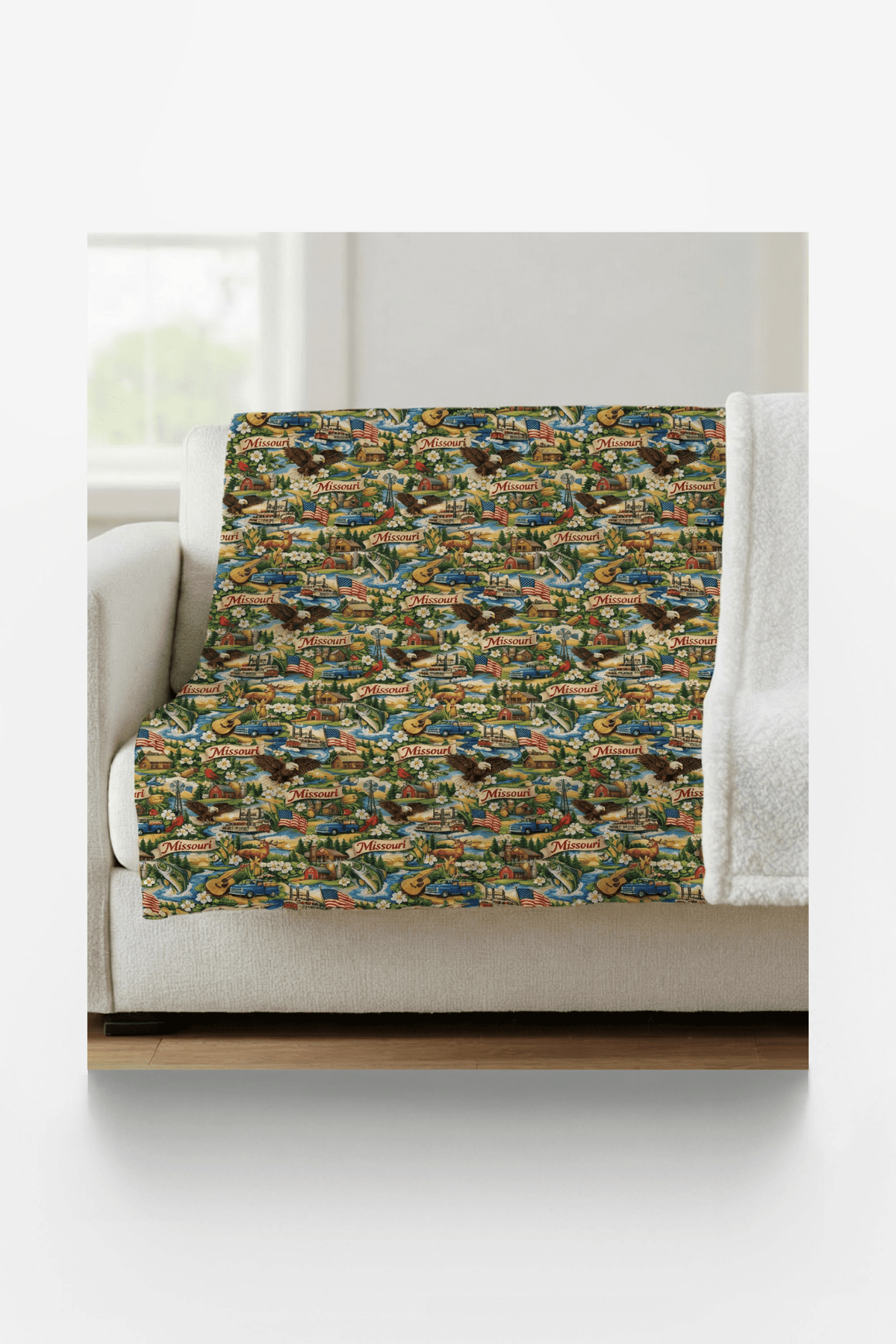 Missouri Gateway Heritage Sherpa Blanket