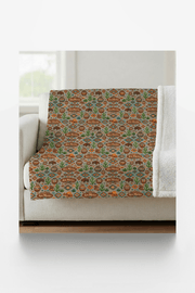 New Mexico Santa Fe Earth Sherpa Blanket