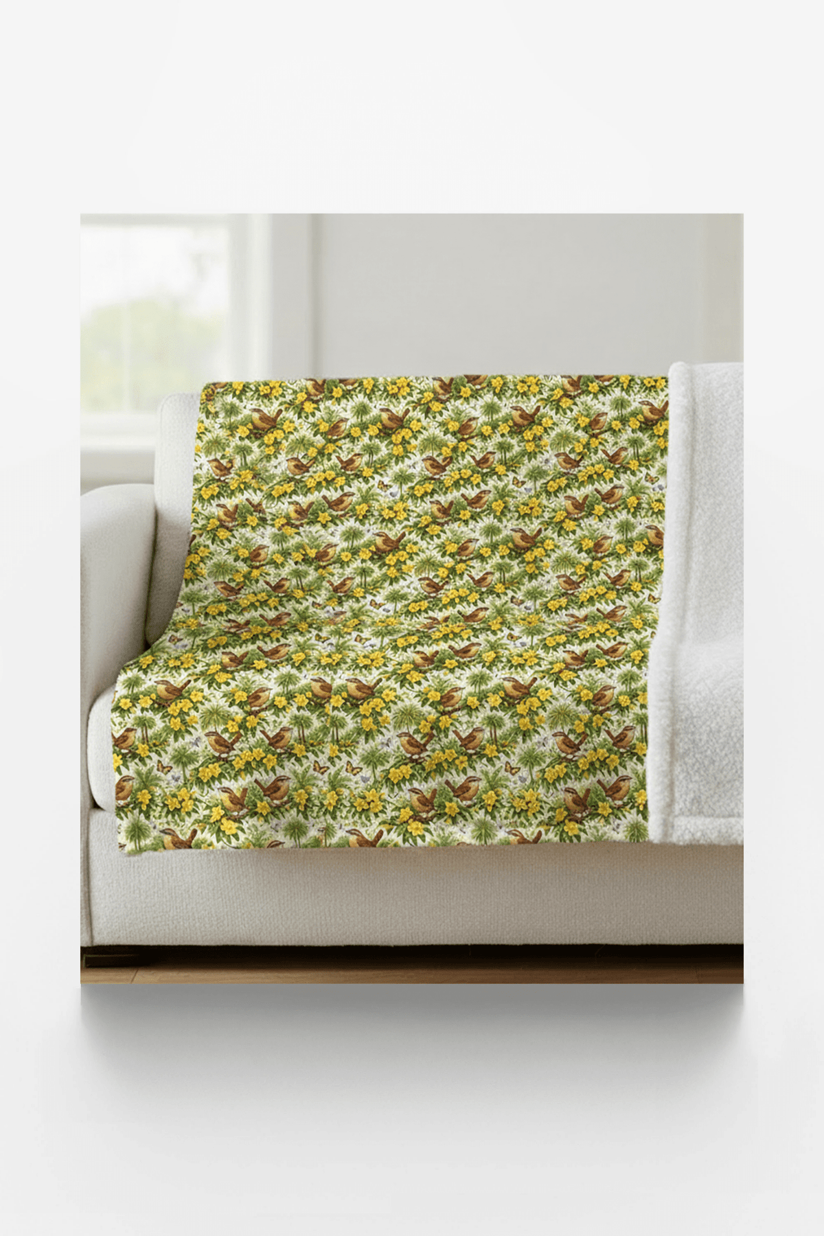 South Carolina Flora & Fauna Sherpa Blanket