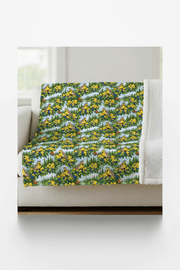 Oregon Flora & Fauna Sherpa Blanket