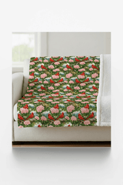 West Virginia Flora & Fauna Sherpa Blanket