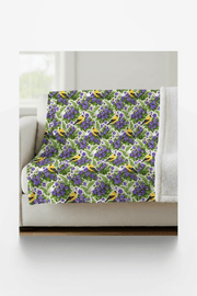 New Jersey Flora & Fauna Sherpa Blanket