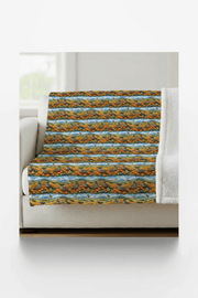 California Flora & Fauna Sherpa Blanket