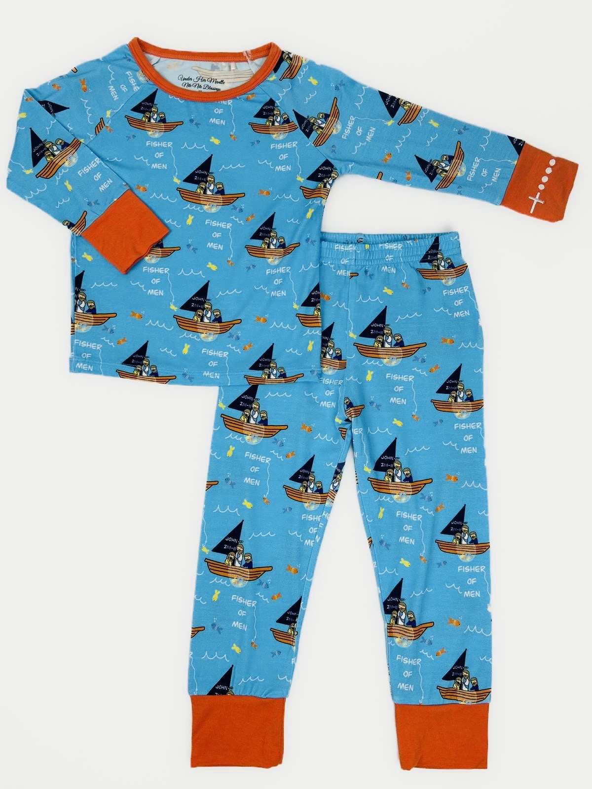 Fisher Of Men Two Piece Kids Pajamas